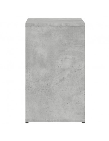 Tavolini 2pz Grigio Cemento 50x30x50 cm in Legno Multistrato