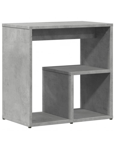 Tavolini 2pz Grigio Cemento 50x30x50 cm in Legno Multistrato
