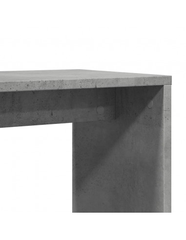 Tavolini 2pz Grigio Cemento 50x30x50 cm in Legno Multistrato