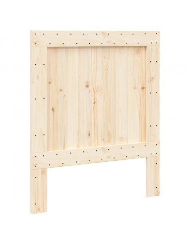 Testiera 90x104 cm in Legno Massello di Pino