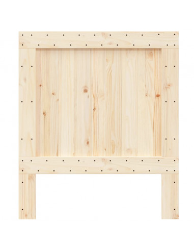 Testiera 90x104 cm in Legno Massello di Pino