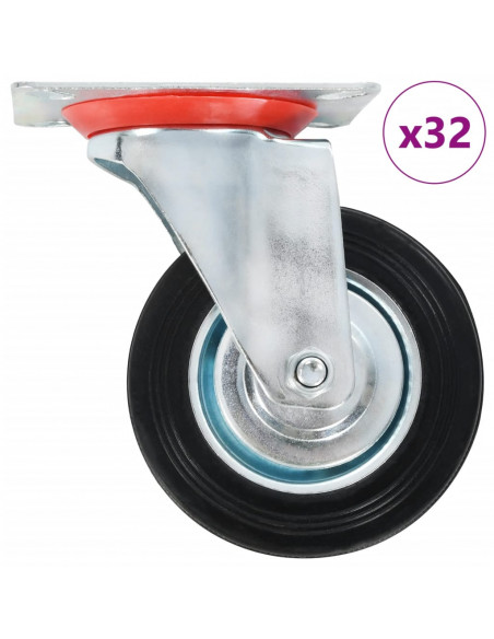 Ruote Girevoli 32 pz 100 mm