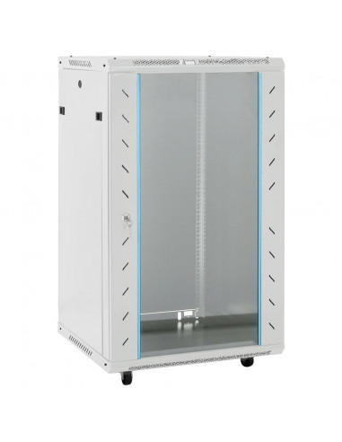 Armadietto di Rete 18U 19" IP20 Grigio 60x60x100 cm