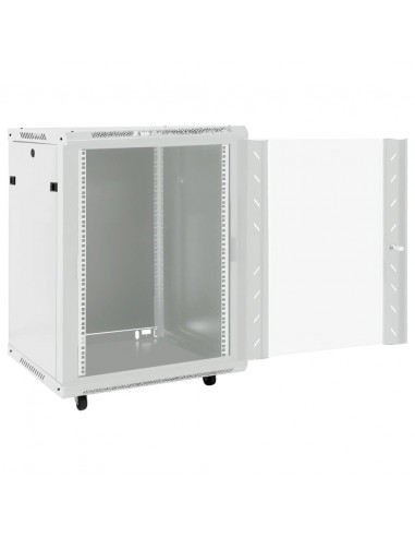 Armadietto di Rete 15U 19" IP20 Grigio 53x40x80 cm