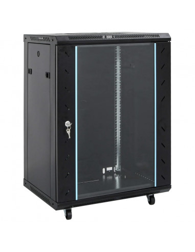 Armadietto di Rete 15U 19" IP20 Nero 53x40x80 cm