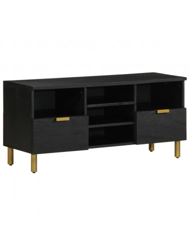 Mobile Porta TV Nero 100x33x46 cm in Legno Multistrato