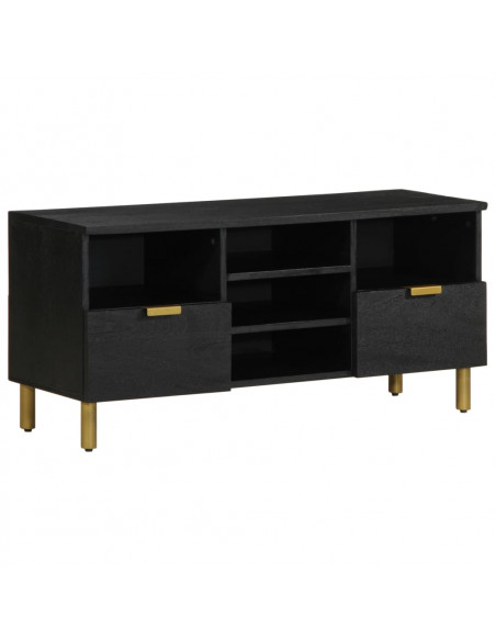Mobile Porta TV Nero 100x33x46 cm in Legno Multistrato