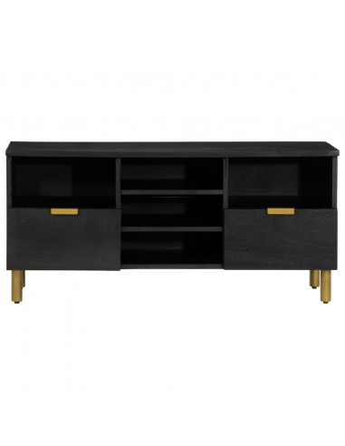 Mobile Porta TV Nero 100x33x46 cm in Legno Multistrato