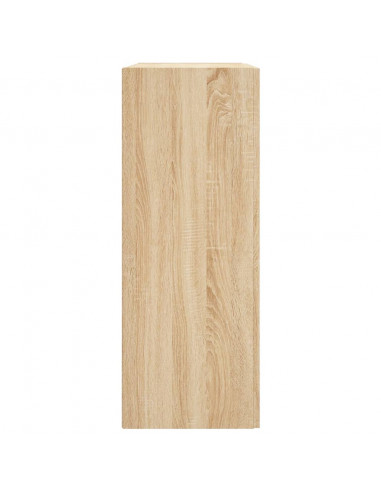 Armadietti a Parete 2 pz Rovere Sonoma in Legno Multistrato