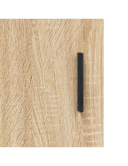 Armadietti a Parete 2 pz Rovere Sonoma in Legno Multistrato