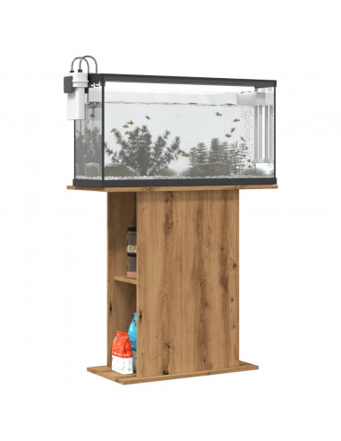 Supporto Acquario Rovere Artigianale 36x75x72,5cm Truciolato