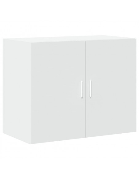 Mobile a Parete Bianco 80x42,5x64 cm in Legno Multistrato
