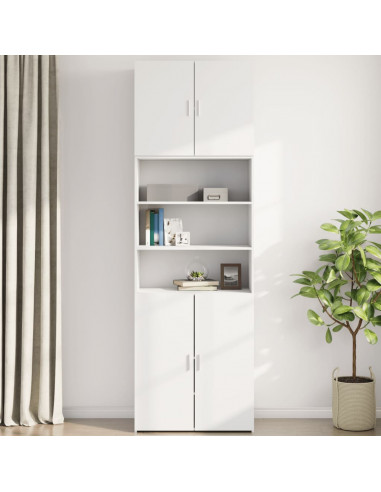 Mobile a Parete Bianco 80x42,5x64 cm in Legno Multistrato