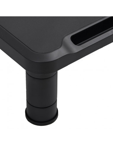 Supporto per Monitor Nero 38x24x10,5 cm