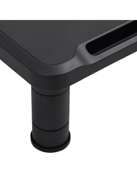 Supporto per Monitor Nero 38x24x10,5 cm