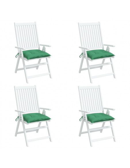 Cuscini per Pallet 4 pz Verdi 50x50x7 cm Tessuto Oxford
