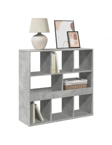 Libreria/Divisorio Grigio Cemento 100x33x94,5 cm