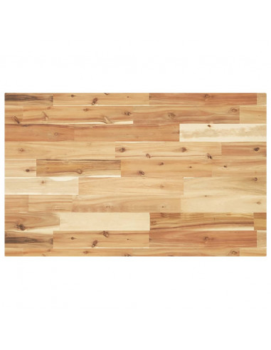 Piano Scrivania a Olio 140x50x4 cm Legno Massello Acacia