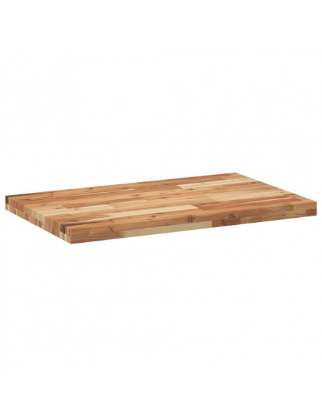 Piano Scrivania a Olio 140x50x4 cm Legno Massello Acacia