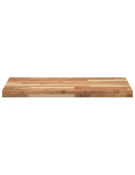 Piano Scrivania a Olio 140x50x4 cm Legno Massello Acacia