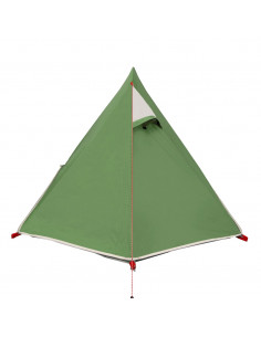 Tenda da Campeggio a Cupola per 2 Persone Verde Impermeabile 2