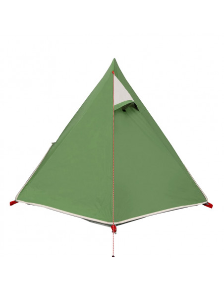 Tenda da Campeggio a Cupola per 2 Persone Verde Impermeabile
