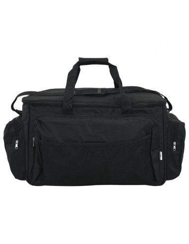 Borsa da Pesca Impermeabile Nera in Tessuto Oxford