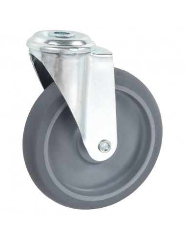 Ruote Girevoli con Foro per Bullone 12 pz 125 mm