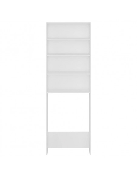 Mobile per Lavatrice Bianco 64x24x190 cm