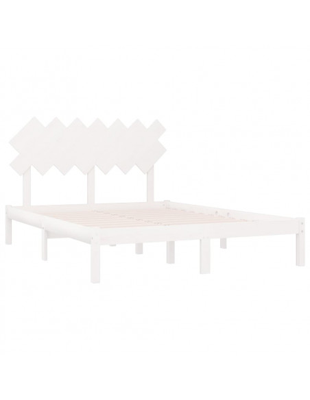 Giroletto Bianco 150x200 cm King in Legno Massello