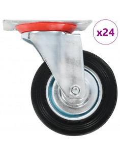 Ruote Girevoli 24 pz 100 mm 2