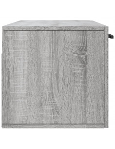 Mobile a Parete Grigio Sonoma 100x36,5x35 cm Legno Multistrato 2