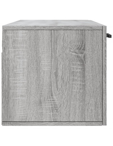 Mobile a Parete Grigio Sonoma 100x36,5x35 cm Legno Multistrato