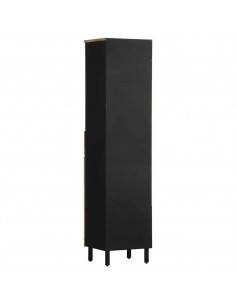 Mobile da Bagno 38x33,5x160 cm in Legno Massello di Mango 2