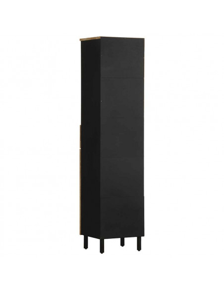Mobile da Bagno 38x33,5x160 cm in Legno Massello di Mango