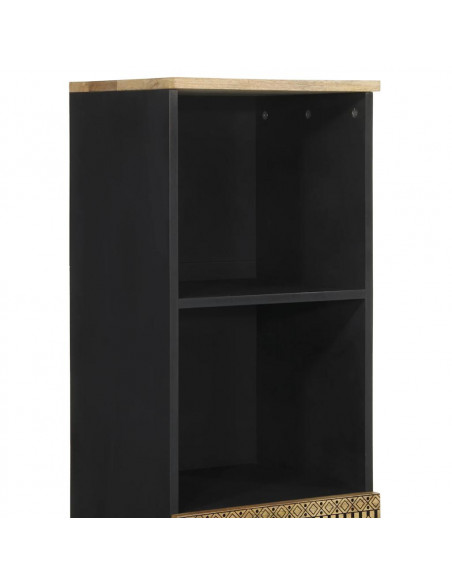 Mobile da Bagno 38x33,5x160 cm in Legno Massello di Mango