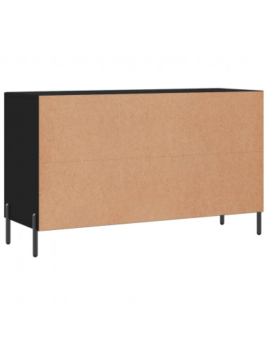 Credenza Nera 100x36x60 cm in Legno Multistrato