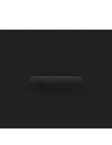 Credenza Nera 100x36x60 cm in Legno Multistrato