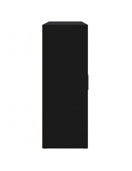 Credenze 3 pz Nere 60x31x84 cm in Legno Multistrato