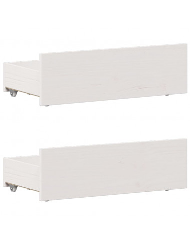 Giroletto senza Materasso con Testiera Bianco 90x190 cm Pino