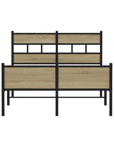 Giroletto senza Materasso Rovere Sonoma 120x190cm in Truciolato