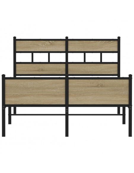 Giroletto senza Materasso Rovere Sonoma 120x190cm in Truciolato