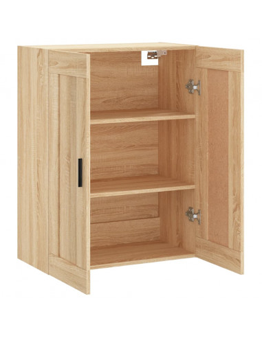 Mobile a Parete Rovere Sonoma 69,5x34x90 cm Legno Multistrato