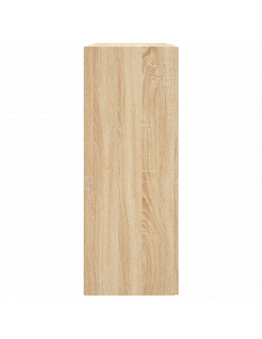 Mobile a Parete Rovere Sonoma 69,5x34x90 cm Legno Multistrato