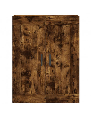 Mobile a Parete Rovere Fumo 69,5x34x90 cm in Legno Multistrato