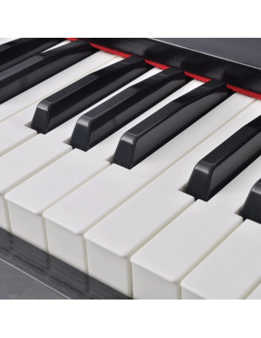 Pianoforte Digitale con 88 Tasti e Pedali in Melamina Nera