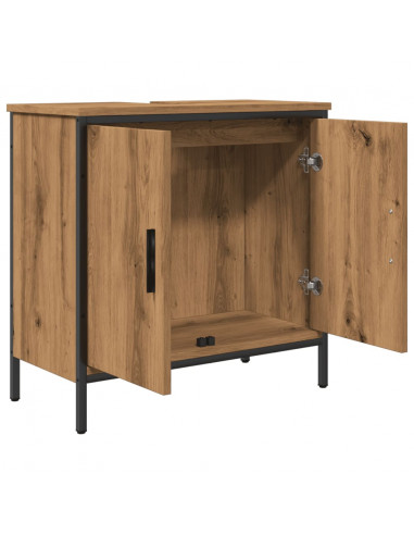 Mobile Sottolavabo Rovere 60x30x60 cm Legno Multistrato