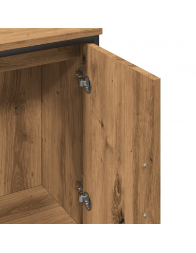 Mobile Sottolavabo Rovere 60x30x60 cm Legno Multistrato