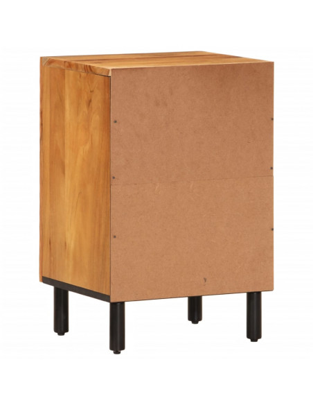 Mobile da Bagno 38x33x58cm in Legno Massello di Acacia