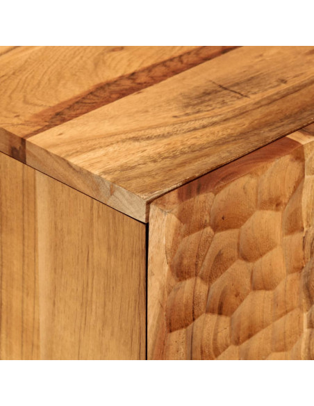 Mobile da Bagno 38x33x58cm in Legno Massello di Acacia